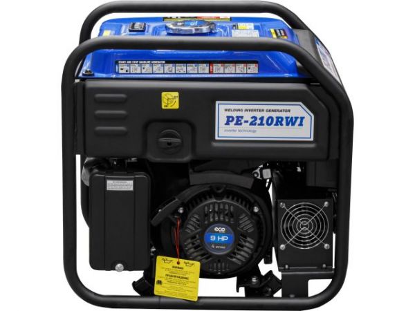 Электростанция сварочная ECO PE-210RWI(инверторный, 5.5 кВт, 230 В, бак 15.0 л, вес 39,5 кг, для сварки постоянным током, 20А - 210А)