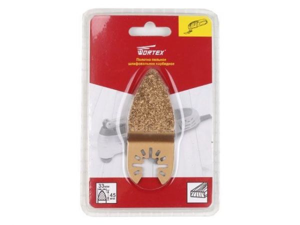 Полотно пильное шлифовальное карбидное 33х45 мм WORTEX(Подходит к WORTEX SM 2830 E, SM 3233 QE, CSM 3020 и MOLOT MSM 3125, а также Makita, Sturm, Зубр и др)