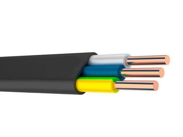 Кабель ВВГ-Пнг(A) 3х1,5 (бухта 100м) Ч Щучинский завод Автопровод(черный;)