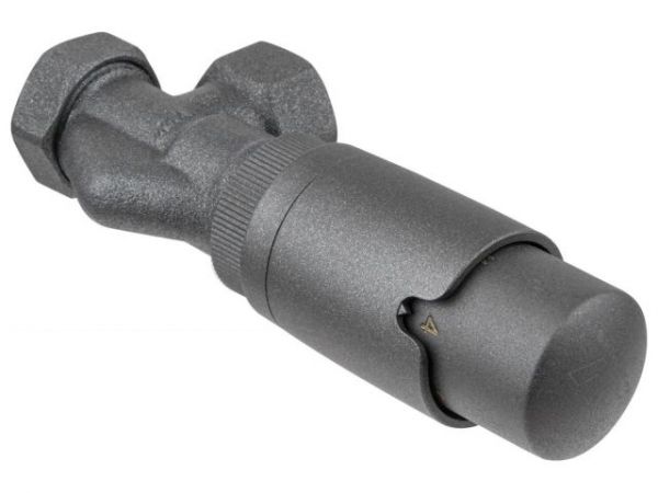 Комплект кранов осевой 1/2' для радиатора Серый, AV Engineering (инд. упак.)(M30x1.5)