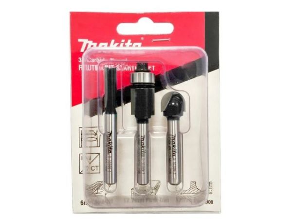 Набор фрез 3 шт. (хвостовик 6 мм) D-70459 MAKITA