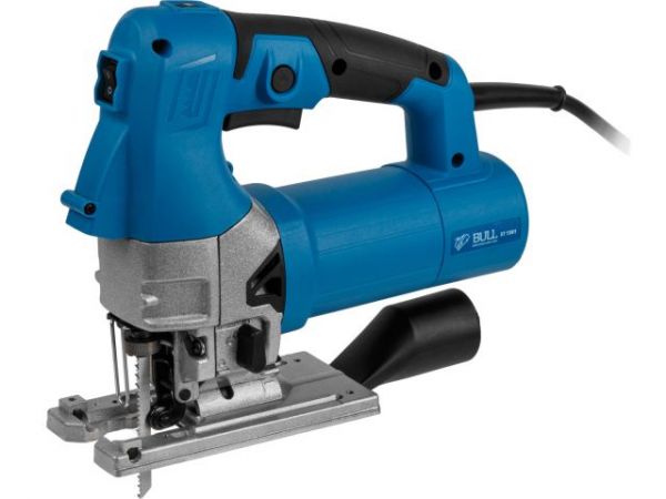 Лобзик электрический BULL ST 1301 в чем. 800 Вт, 800-2600 ход/мин, до 135 мм(Кабель 4 м, подсветка, литая алюминиевая платформа, работа с пылесосом, быстрозажим. патрон)