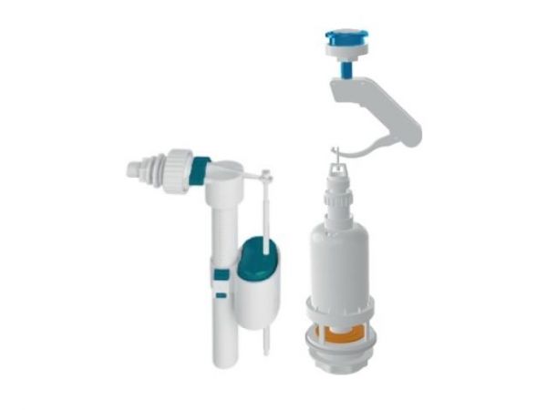 Арматура для смывного бачка с клапаном боковой подачи, AV Engineering