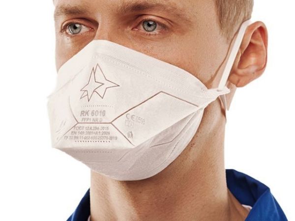 Респиратор РК RK6010 складн. без клап. FFP1 (до 4 ПДК) (индивид. уп.)(пыль, дым туман, индивидуальная упаковка)