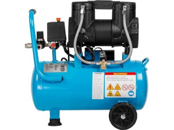 Компрессор DGM AC-225F безмасляный(260 л/мин, 8 атм, коаксиальный, безмасляный, ресив. 24 л, 230 В, 1,5 кВт)