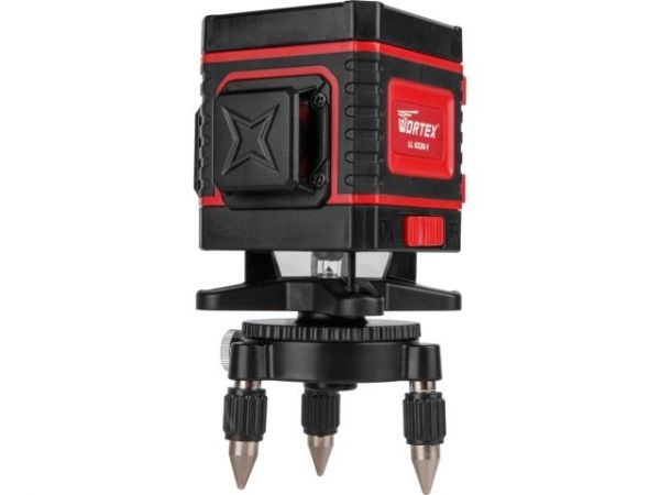 Нивелир лазерный WORTEX LL 0330-1 в чем. + аксессуары 3х360°, до 25 м, +/- 0.3 мм/м, зеленый(резьба 1/4')