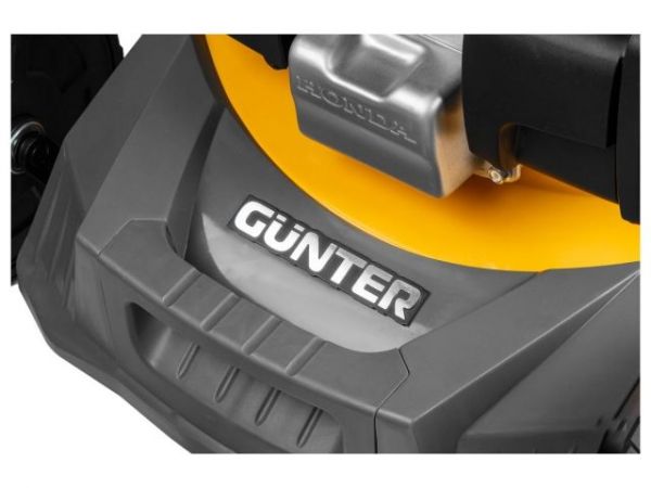 Газонокосилка бензиновая GUNTER LMB-530 SV самоходная(5.6 л.с.(HONDA), шир. 53 см, самоходная (вариатор), мульчир., стальн. корпус, травосборник 70 л)