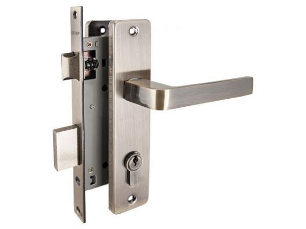 Замок врезной с/руч  АЛЛЮР 126/1 AB ст.бронза