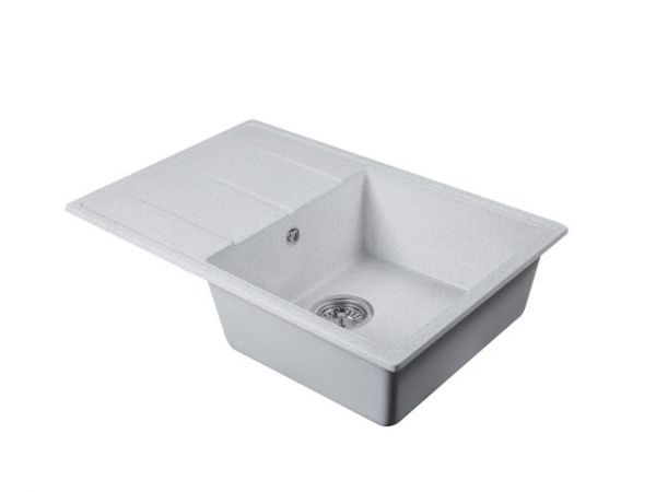 Мойка кухонная из искусственного камня BENEFIT олово 730х470 мм, AV Engineering