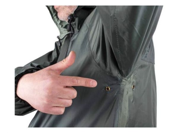 Плащ-дождевик ПВХ 'Тайфун' р. 60-62 рост 170-176 зеленый(зеленый)