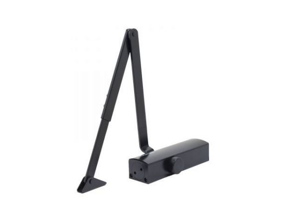 Доводчик дверной БУЛАТ PROFI  ДД 802/3  A-B (40-90 кг) черный, морозостойкий