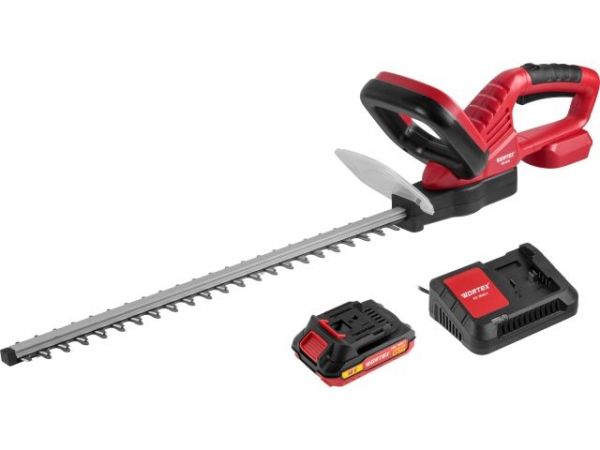 Кусторез WORTEX DB 5218 ALL1 XLT SET с акб и зу, 18В, 570 мм, шаг 16 мм