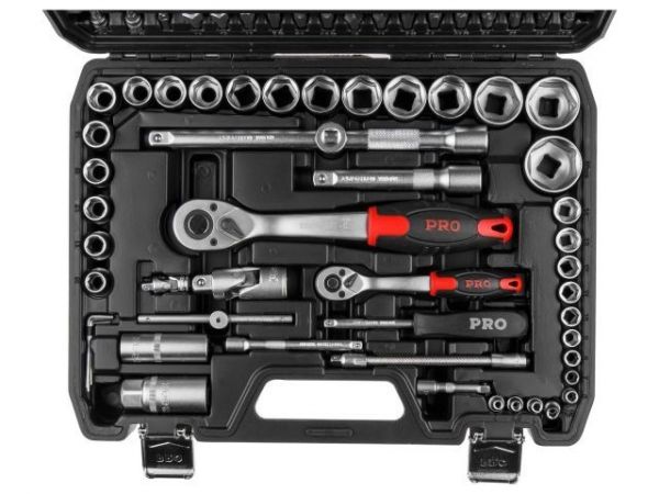Набор головок и бит 94пр. 1/4',1/2' PRO STARTUL STUTTGART (PRO-094S)(6 граней)