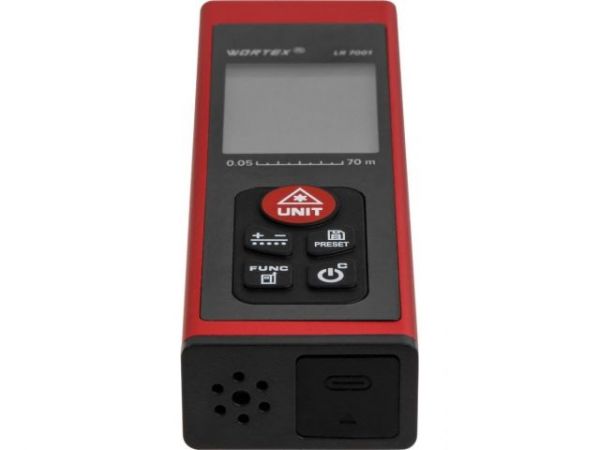 Дальномер лазерный WORTEX LR 7001 в кор., 0,03 – 70, ± 2 мм