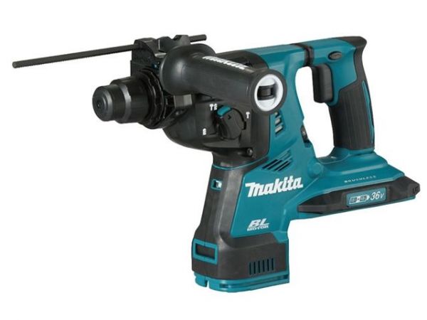 Перфоратор MAKITA LXT DHR 282 ZJU в чем. (18+18 В, БЕЗ АККУМУЛЯТОРА, 2.8 Дж, вес 3.9 кг,)