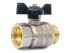 Кран шаровый 3/4' нар.-вн. бабочка PN40, LD