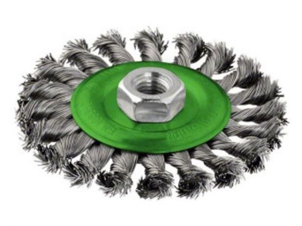 Щетка дисковая косич.115мм/M14 BOSCH(для нержавеющей стали)