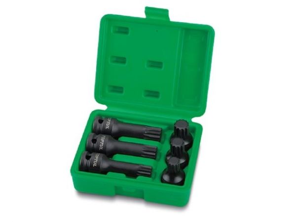 Набор головок ударн. 1/2' SPLINE M14-M18 6шт. TOPTUL