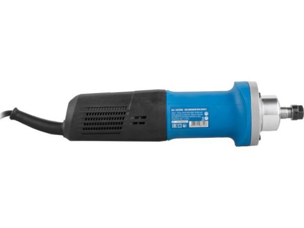 Прямая шлифмашина BULL EDG 6528 E в кор. 670 Вт, 8000-30000 об/мин, цанги 6 и 8 мм(Плавный пуск, рег. об., константная электроника, подшипники NSK, автоотстрел щет., защ. от перегруз.)