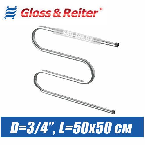 Полотенцесушитель водяной М-образный М. 50х50 (3/4")