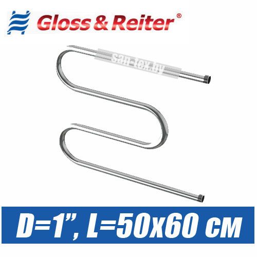 Полотенцесушитель водяной М-образный М. 50х60 (1")