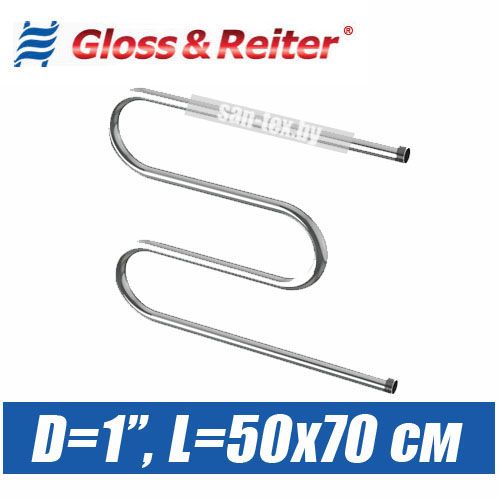 Полотенцесушитель водяной М-образный М. 50х70 (1")