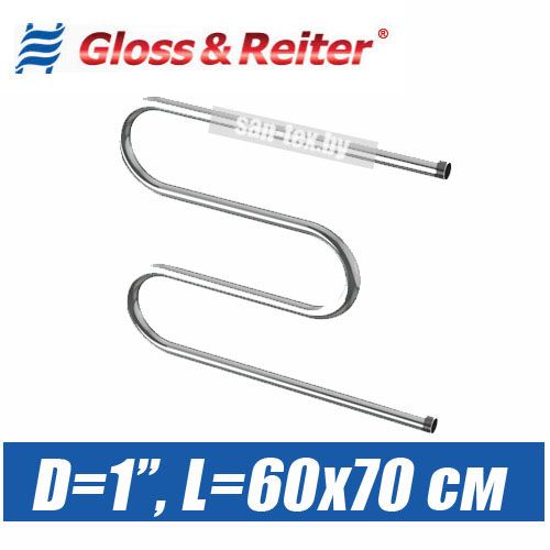 Полотенцесушитель водяной М-образный М. 60х70 (1")