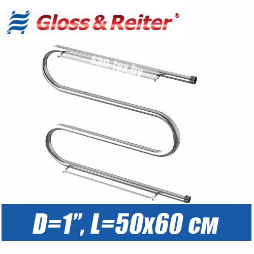 Полотенцесушитель водяной М-образный М.1. 50х60 (1")