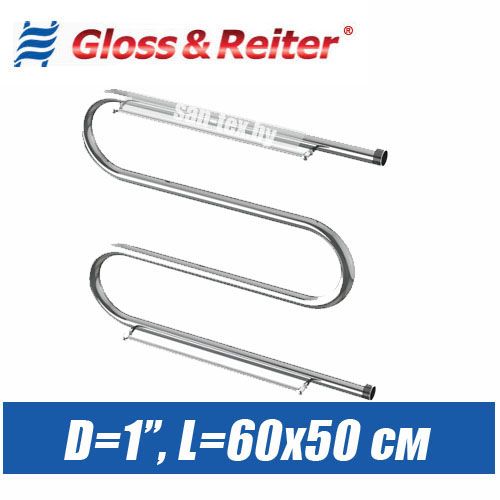 Полотенцесушитель водяной М-образный М.1. 60х50 (1")