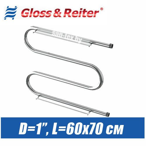 Полотенцесушитель водяной М-образный М.1. 60х70 (1")