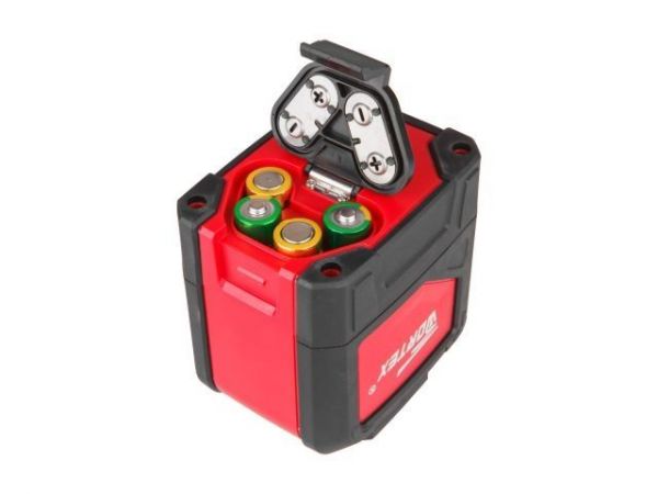 Нивелир лазерный линейный WORTEX LL 0330 X в кор.(проекция: крест, 1 плоскость 360°, до 30 м, +/- 0.3 мм/м, резьба 1/4' Подходит приемник Bosch LR7)