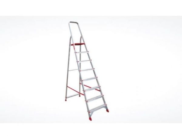 Лестница-стремянка алюм. проф. 173 см 8 ступ. 7,9 кг NV3110 Новая Высота(макс. нагрузка 225кг)