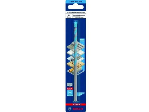 Сверло универсальное Bosch EXPERT CYL-9 MultiConstruction 6 x 90 x 150 мм