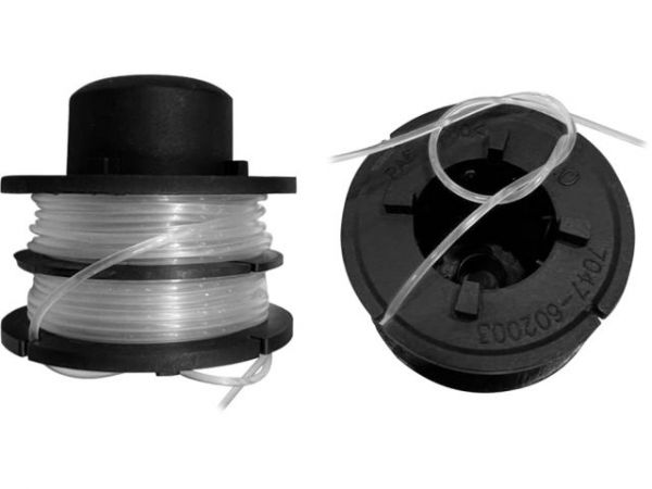 Головка триммерная WORTEX ТН 3610-1 S леска ф 1.6 мм полуавт.(прав. резьба М8х1.25 мм, подходит к триммеру WORTEX TE 3610-1 S)