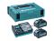 Комплект PSK MKP1G002 40V XGT аккумулятор  BL4040 (2 шт.) + зарядное устройство DC40RA XGT в кейсе(2 шт. BL4040+зар. DC40RA + кейс MACPAK1)