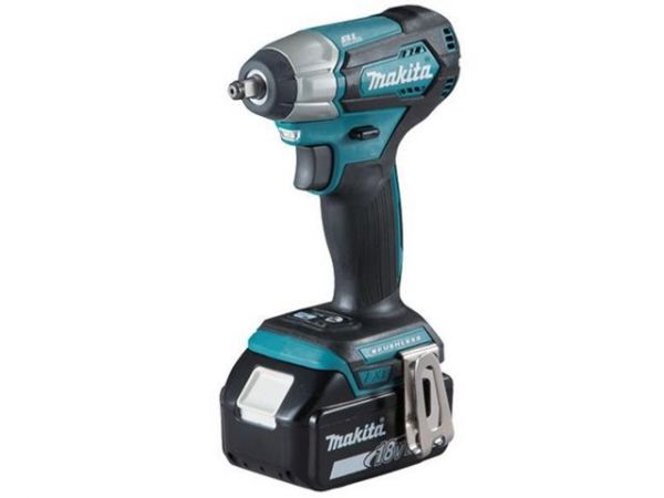 Ударный гайковерт MAKITA LXT DTW 180 RFE в чем. (18.0 В, 2 акк., 3.0 А/ч Li-Ion, посадочн. квадрат 3/8 ', 180 Нм, вес 1.2 кг)