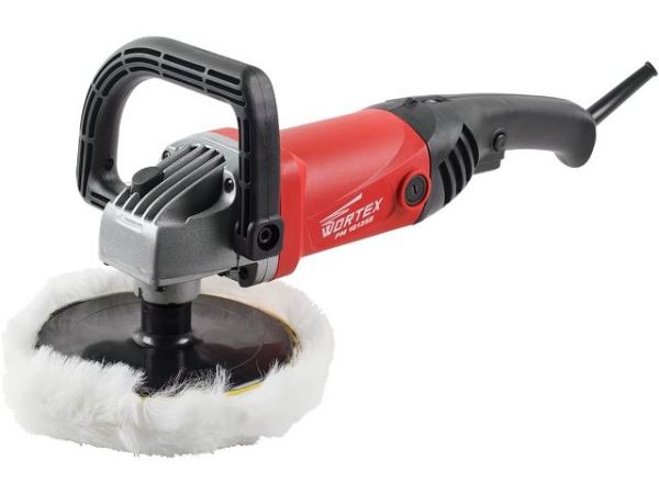 Полировальная машина WORTEX PM 1813 SE в кор. 1300 Вт, 180 мм, 600-3300 об/мин(Регул. об., плавный пуск)