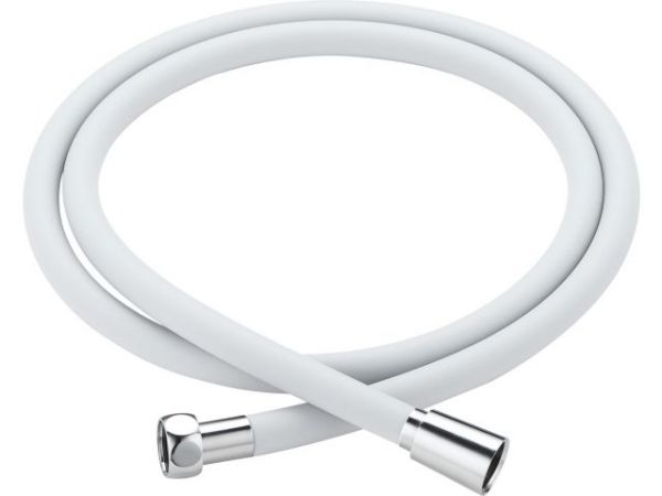 Шланг душевой, PVC, 1/2' г-г 150 см, белый., ECONOCE(Гайка нержавеющая сталь, 10 бар)