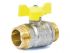 Кран шаровый 1/2' нар.-нар. бабочка (ГАЗ) PN40, LD