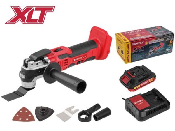 Многофункциональный инструмент (реноватор) WORTEX CSM 3020 в кор. ALL1 XLT + аксесс. SET(5 000-20 000 об/мин)