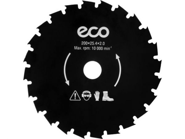 Нож для мотокосы 24 зуб. 200х2.0х25.4 мм ECO(специальная геометрия зубьев)