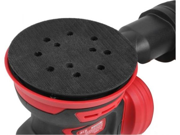 Эксцентриковая шлифмашина WORTEX COS 1218 E в кор. ALL1 XLT SOLO в кор. БЕСЩЁТ., 18В, 125 мм,(Регул. об., Амплитуда колебаний: 3,6 мм)