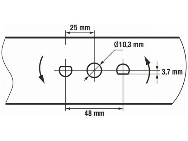 Нож для газонокосилки 42 см ECO(в блистере; для LG-434)