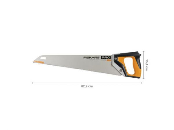 Ножовка по дереву PowerTooth 500мм 9 зубьев на дюйм FISKARS