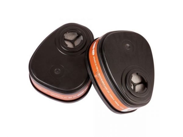 Фильтр 6550 Jeta Safety (2 шт в уп.)(с байонет. крепл. для защ. от орг. газов и паров A2)