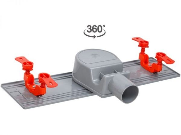 Сливной трап горизонтальный D 50, реш. нерж., сухой затвор, 63х400мм, AV Engineering