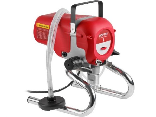 Безвоздушный окрасочный аппарат WORTEX LS 2215 в кор. 1200 Вт, 1.6 л/мин, 227 Бар, шланг 7.6 м(1200 Вт, 1600 мл/мин, 227 Бар, шланг 7.6 м)