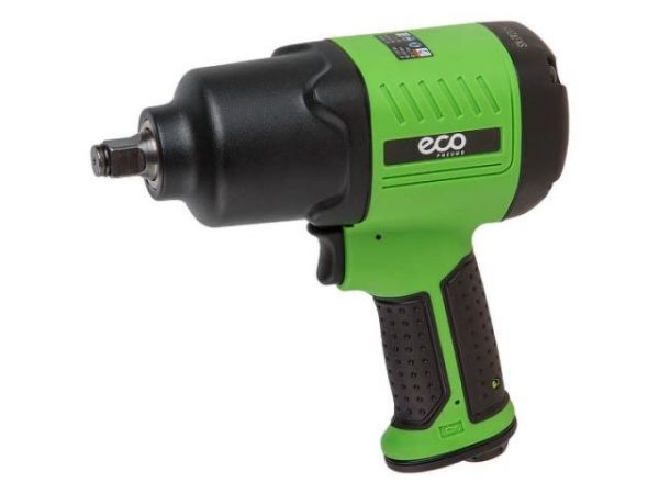 Пневмогайковерт 1/2' ECO AIW-980S(950/1200 Нм (закр./откр.); 3 ступени крут.мом.; twin hammer; 7500 об/мин; композитн. корпус)