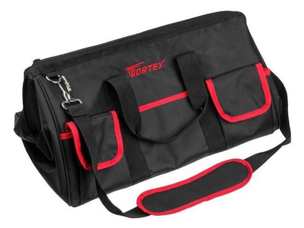 Сумка для инструмента WORTEX BA 1846 нейлон, 460x300x280, вес до 18 кг(Общее кол-во отсеков: 14)