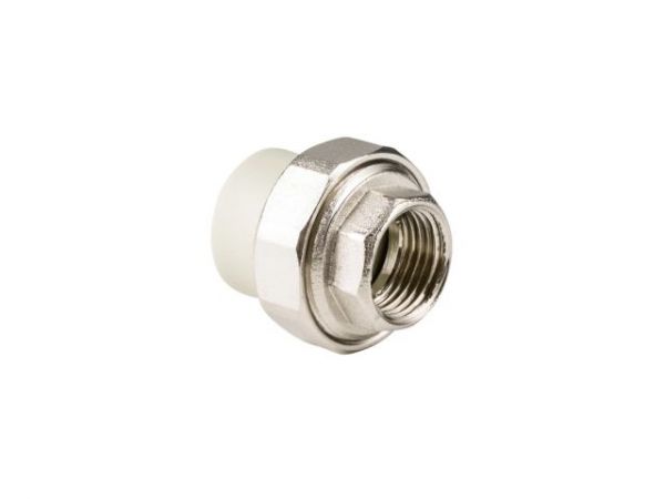 Американка ПП вн. 20х3/4', сер. РТП(Соединение разборное внутренняя резьба полипропиленовое)